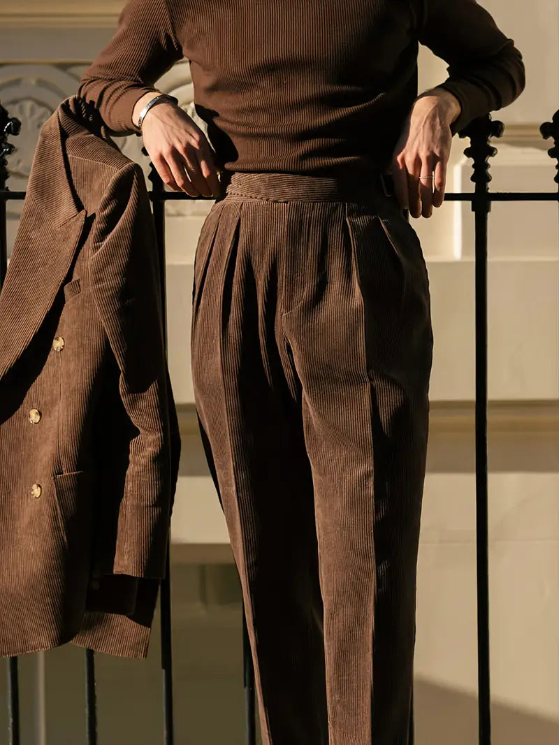 Kahverengi Kadife Pantolon